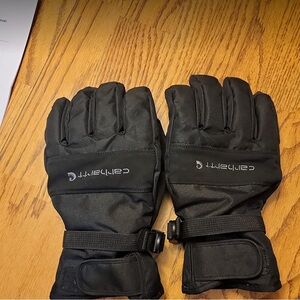 Carhartt mens W.b. Waterproof Windproof Insulated Work Gloves large worn once